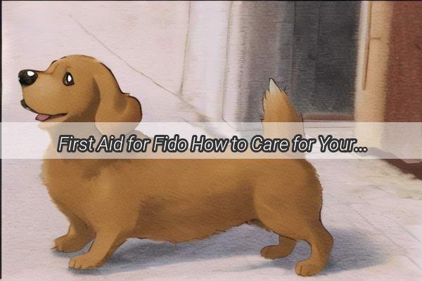 First Aid for Fido How to Care for Your Dogs Wounds at Home